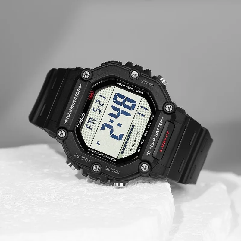 Smartwatch Casio Watches For Men - Casio AE-1600H Series Digital Watch,50mm Octagonal