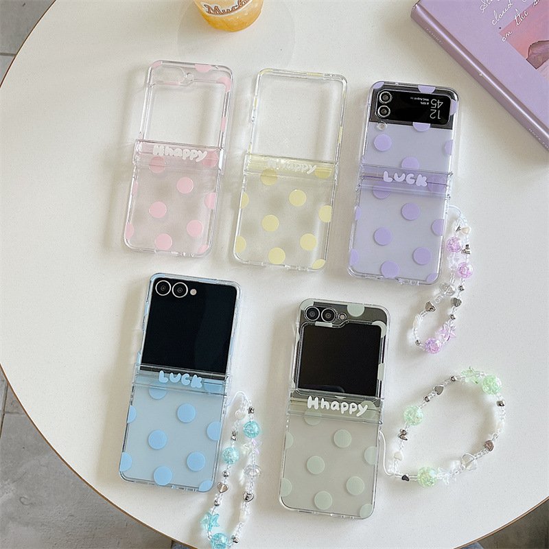 Samsung Galaxy Strap - Korean Candy Colors Polka Dots With