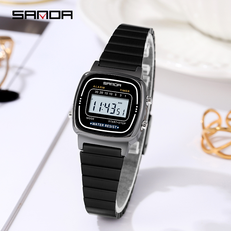 SANDA 6053 Electronic Watch Fa - đánh giá và giá Chronograph Sport Watch