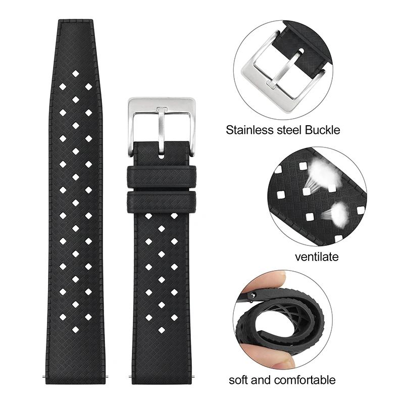 20mm 22mm Tropic Rubber Watch  - đánh giá và giá Smartwatch Casio Watches For Men
