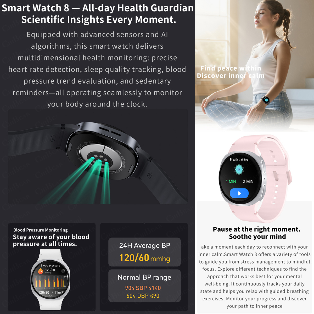 2026 New Watches 8 Mini GPS Tr - đánh giá và giá Smartwatch Sports Watches For Women
