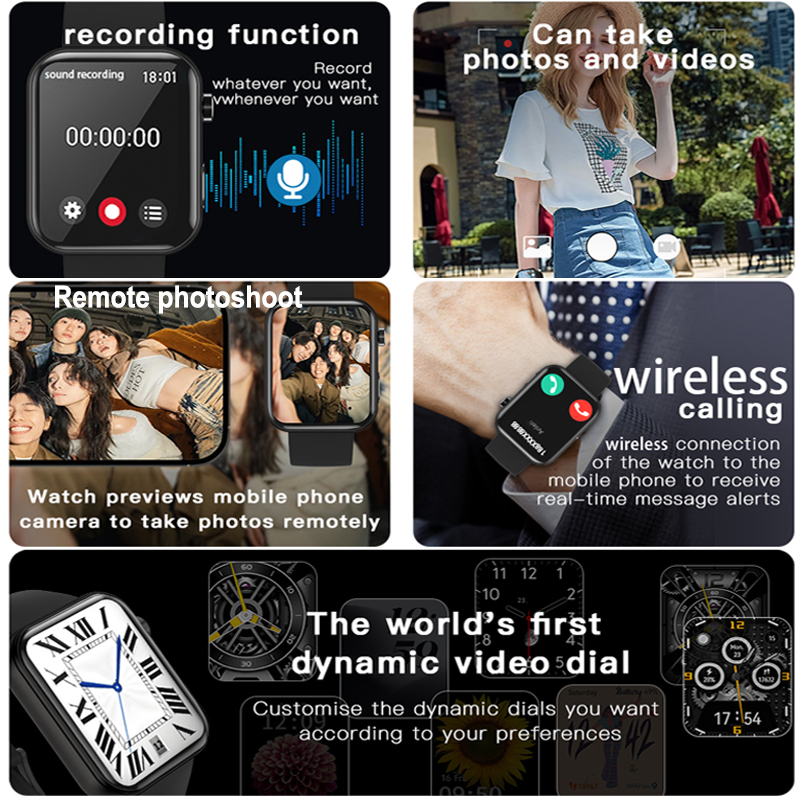 New Camera SmartWatch Men Wome - đánh giá và giá Smartwatch Sports Watches For Women