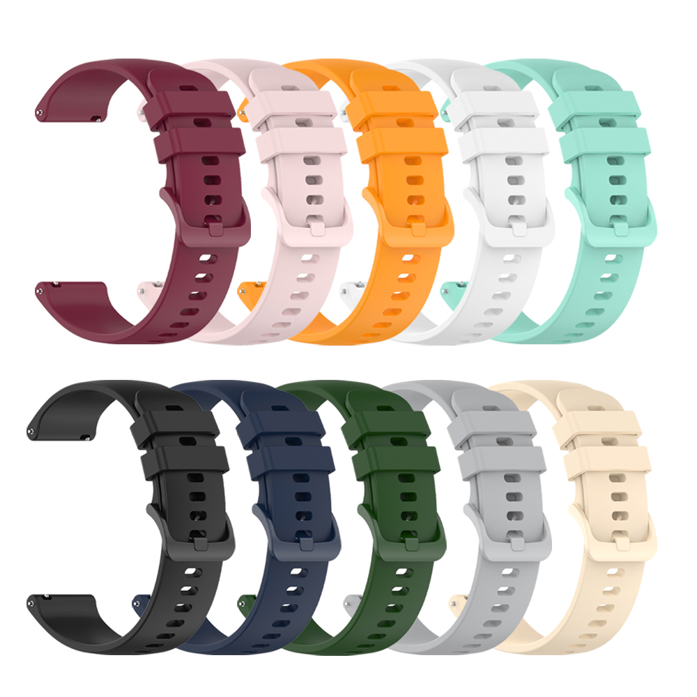 22mm 20mm Soft Silicone Strap  - đánh giá và giá Watch S Realme