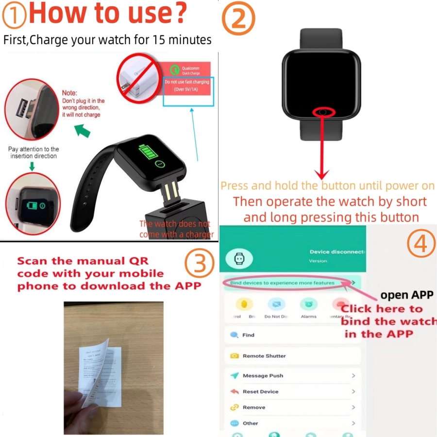 Smart Watch Message Remind Mus - đánh giá và giá Smartwatch Watches Price