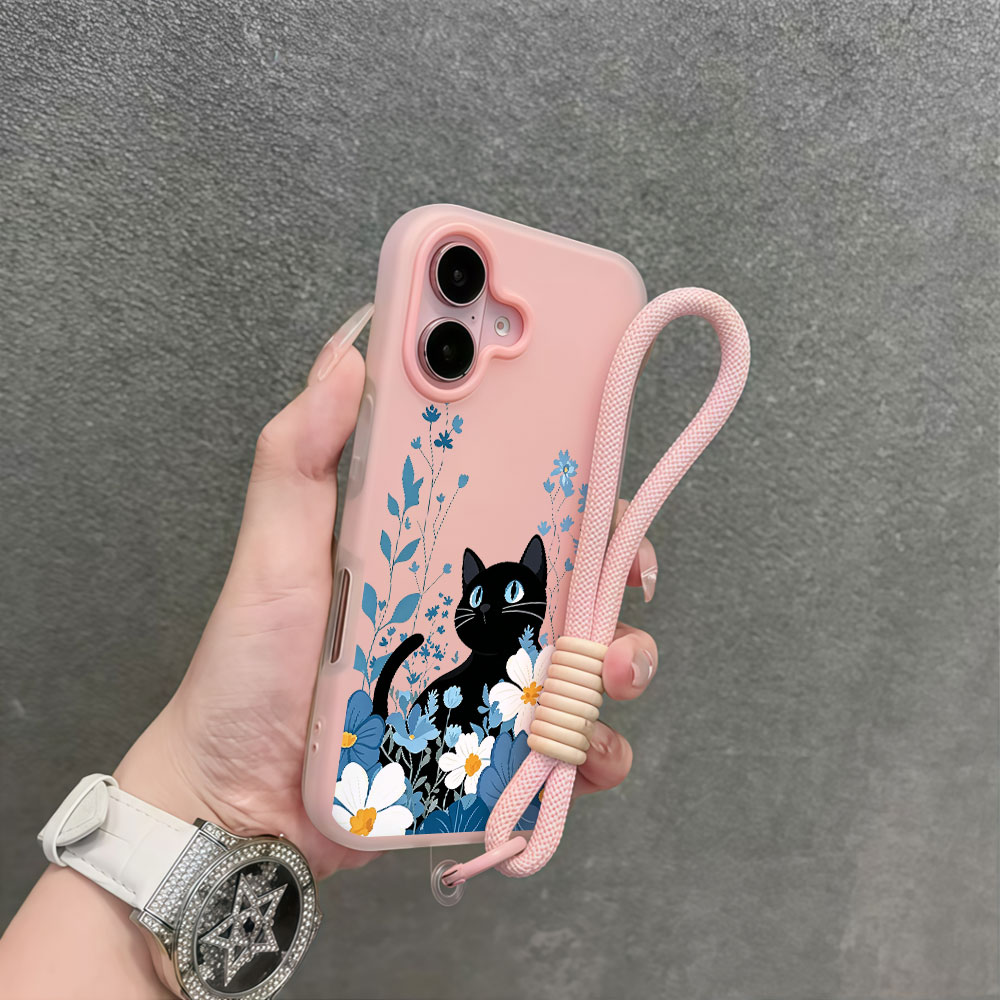 Cat Cute Floral Korean Phone C - đánh giá và giá Samsung Galaxy Strap