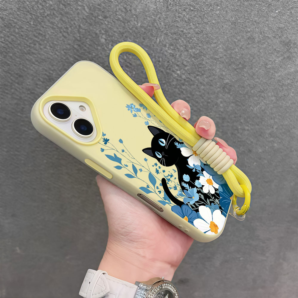 Cat Cute Floral Korean Phone C - đánh giá và giá Samsung Galaxy Strap