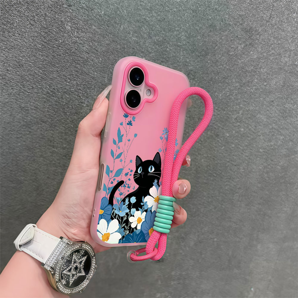 Cat Cute Floral Korean Phone C - đánh giá và giá Samsung Galaxy Strap
