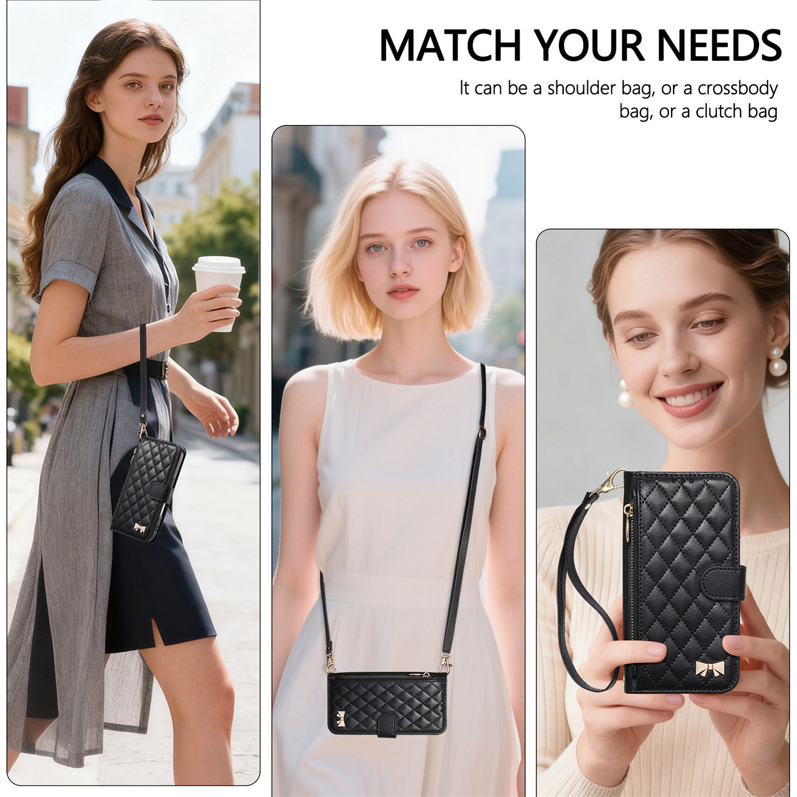 PU Leather Zipper Crossbody Wr - đánh giá và giá Samsung Galaxy Strap