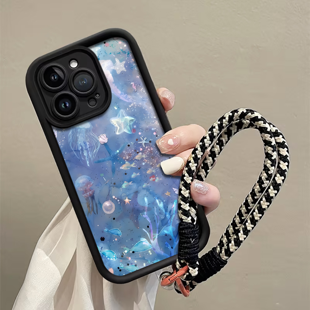 Blue Purple Jellyfish Strap Ro - đánh giá và giá Samsung Galaxy Strap