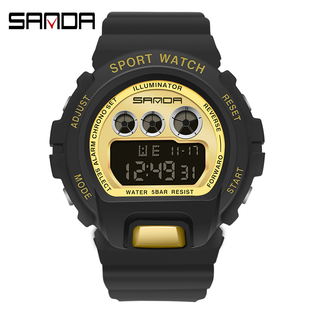 2022 New Fashion Sanda Simple  - đánh giá và giá Chronograph Sport Watch