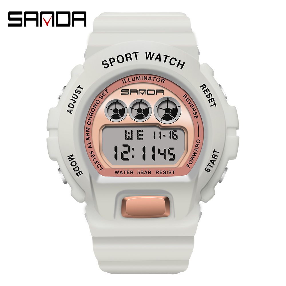 2022 New Fashion Sanda Simple  - đánh giá và giá Chronograph Sport Watch