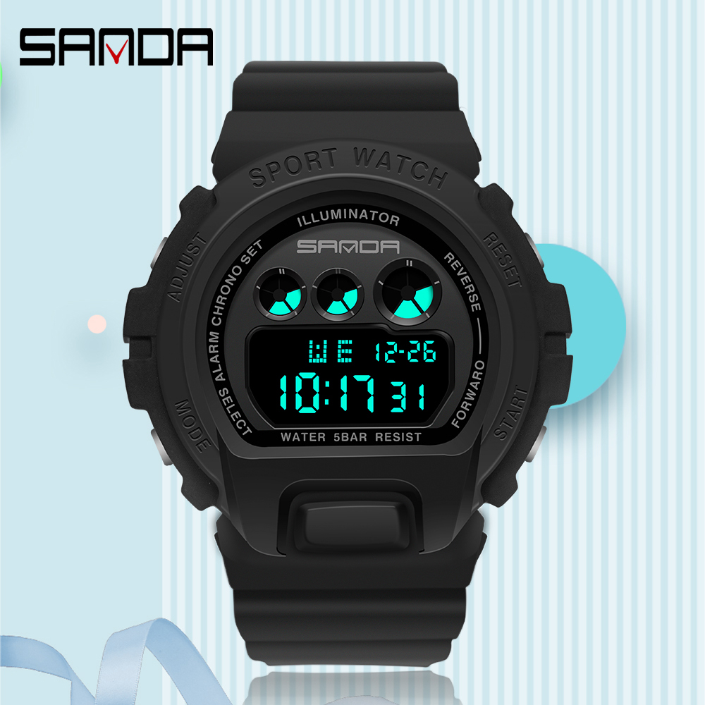 2022 New Fashion Sanda Simple  - đánh giá và giá Chronograph Sport Watch