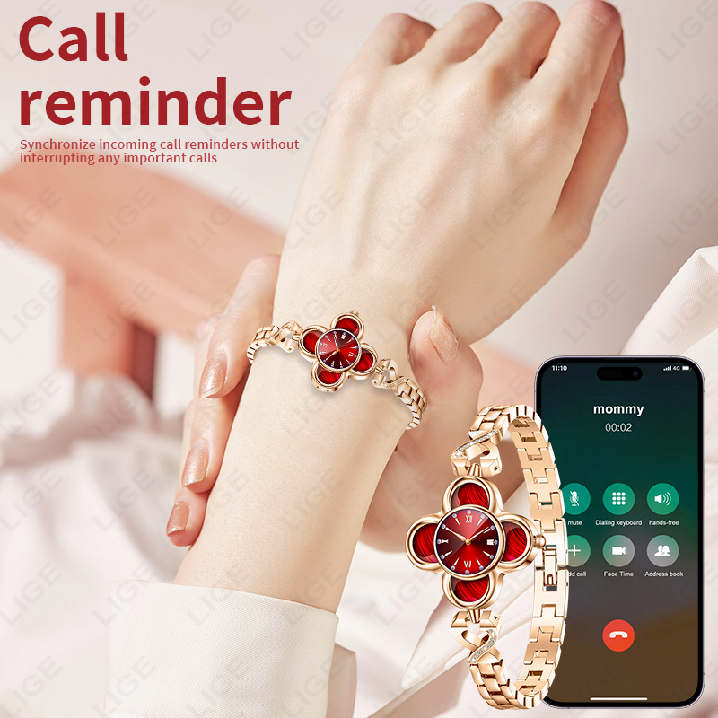 LIGE Quartz Smartwatch AI Brac - đánh giá và giá Smartwatch Digital Watches For Women