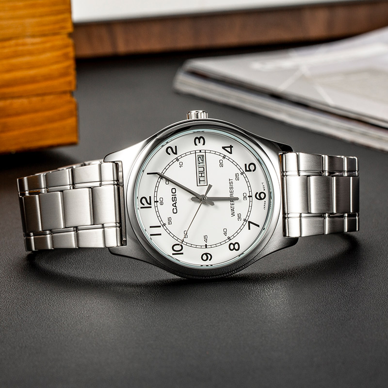 Casio MTP‑V006D | Stainless St - đánh giá và giá Smartwatch Casio Watches For Men