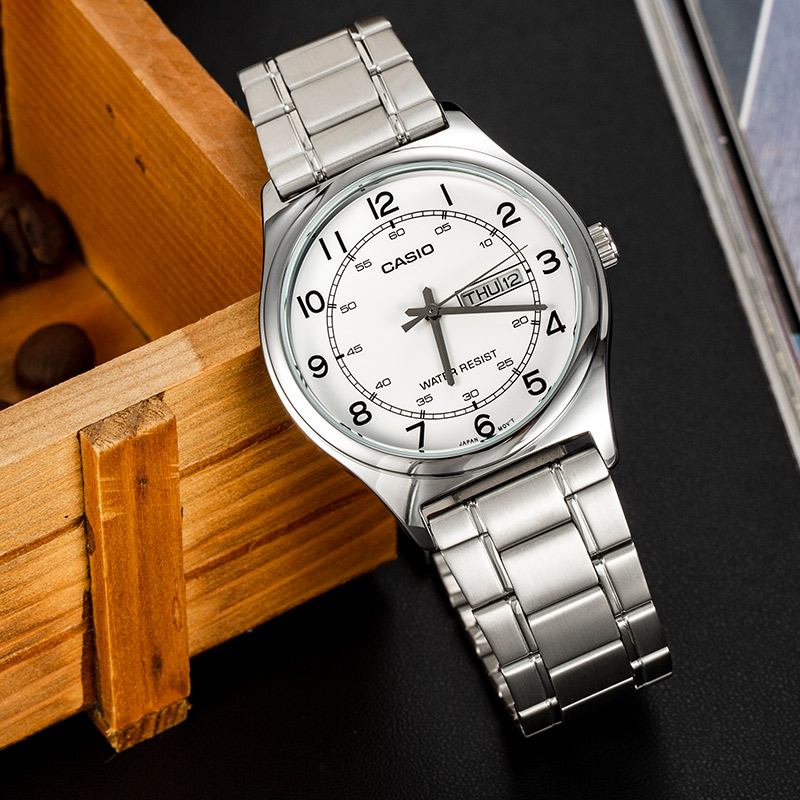 Casio MTP‑V006D | Stainless St - đánh giá và giá Smartwatch Casio Watches For Men