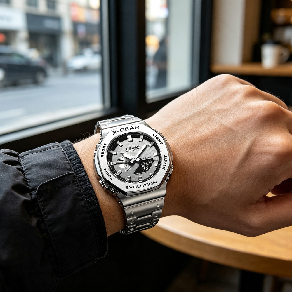 X-GEAR Dual Display Digital Sp - đánh giá và giá Smartwatch Watches Price