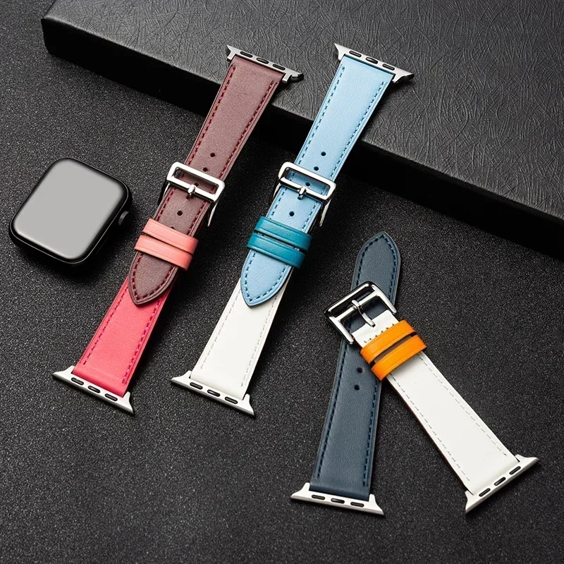 Leather Watch band for Apple W - đánh giá và giá Smartwatch Apple Watches For Men