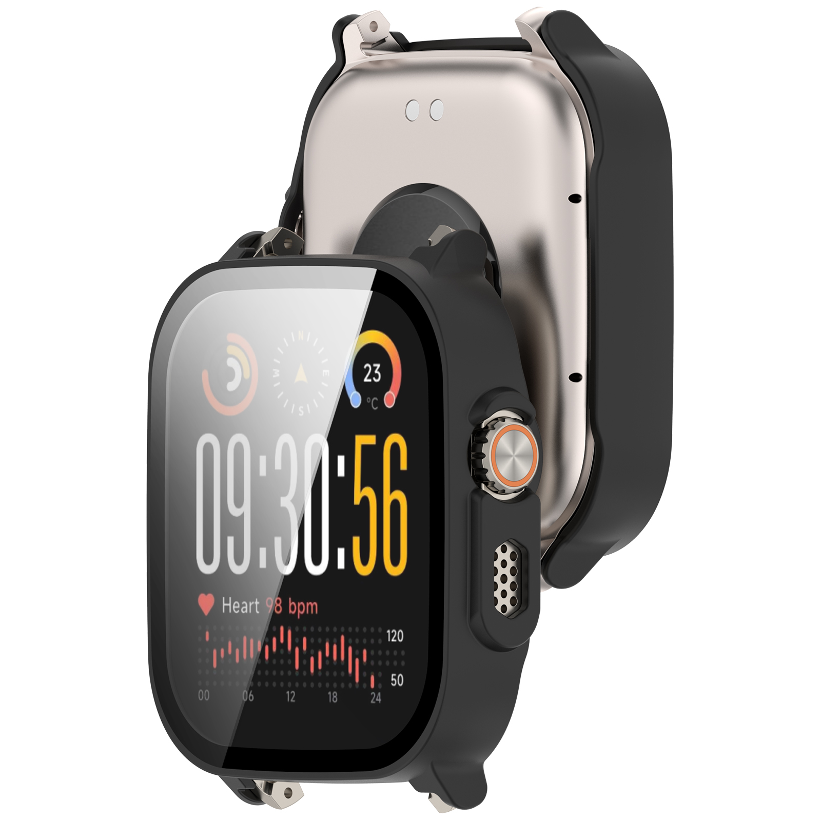 PC Case +Tempered Glass for Re - đánh giá và giá Watch S Realme