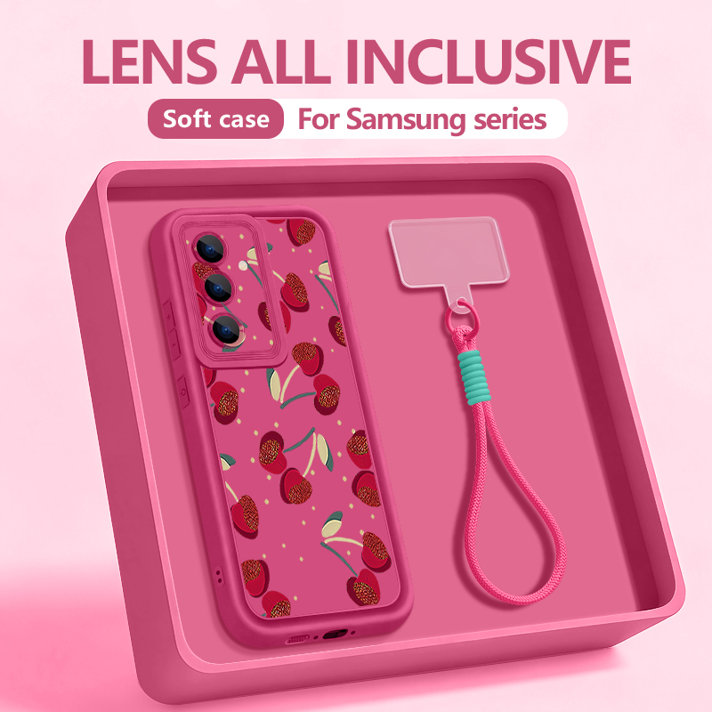 Little Cherry Pattern Lanyard  - đánh giá và giá Samsung Galaxy Strap