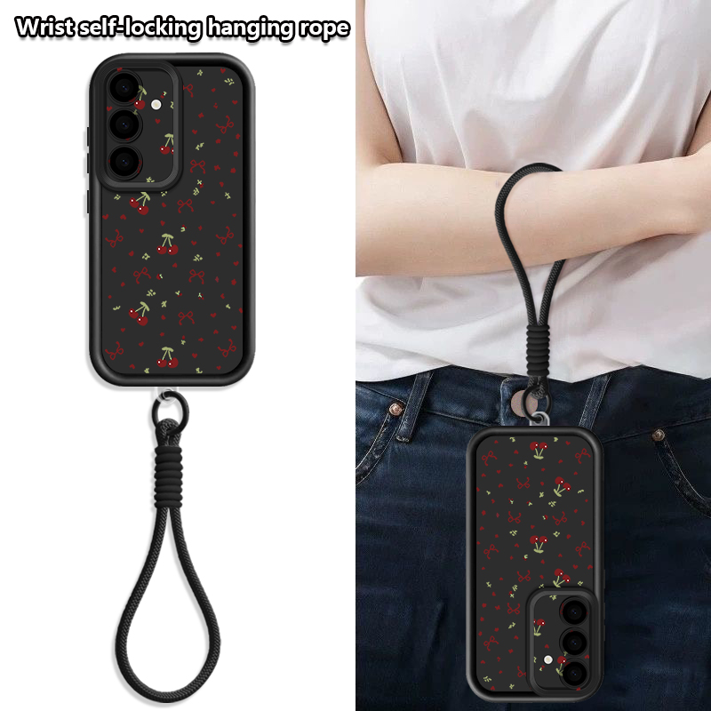 Little Cherry Pattern Lanyard  - đánh giá và giá Samsung Galaxy Strap