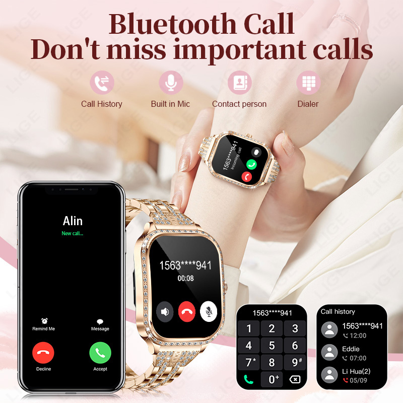 LIGE Smart Watch Women Waterpr - đánh giá và giá Smartwatch Digital Watches For Women
