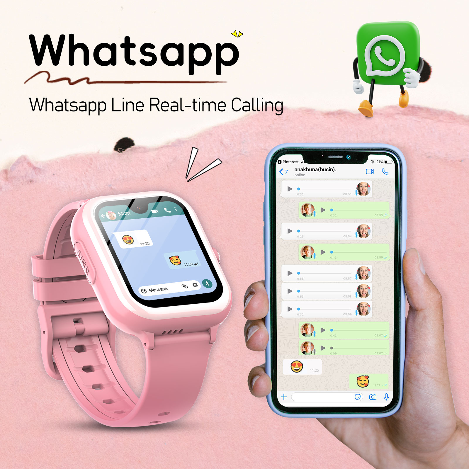 Wonlex 4G Kids Smart Watch wit - đánh giá và giá Smartwatch Watch Whatsapp