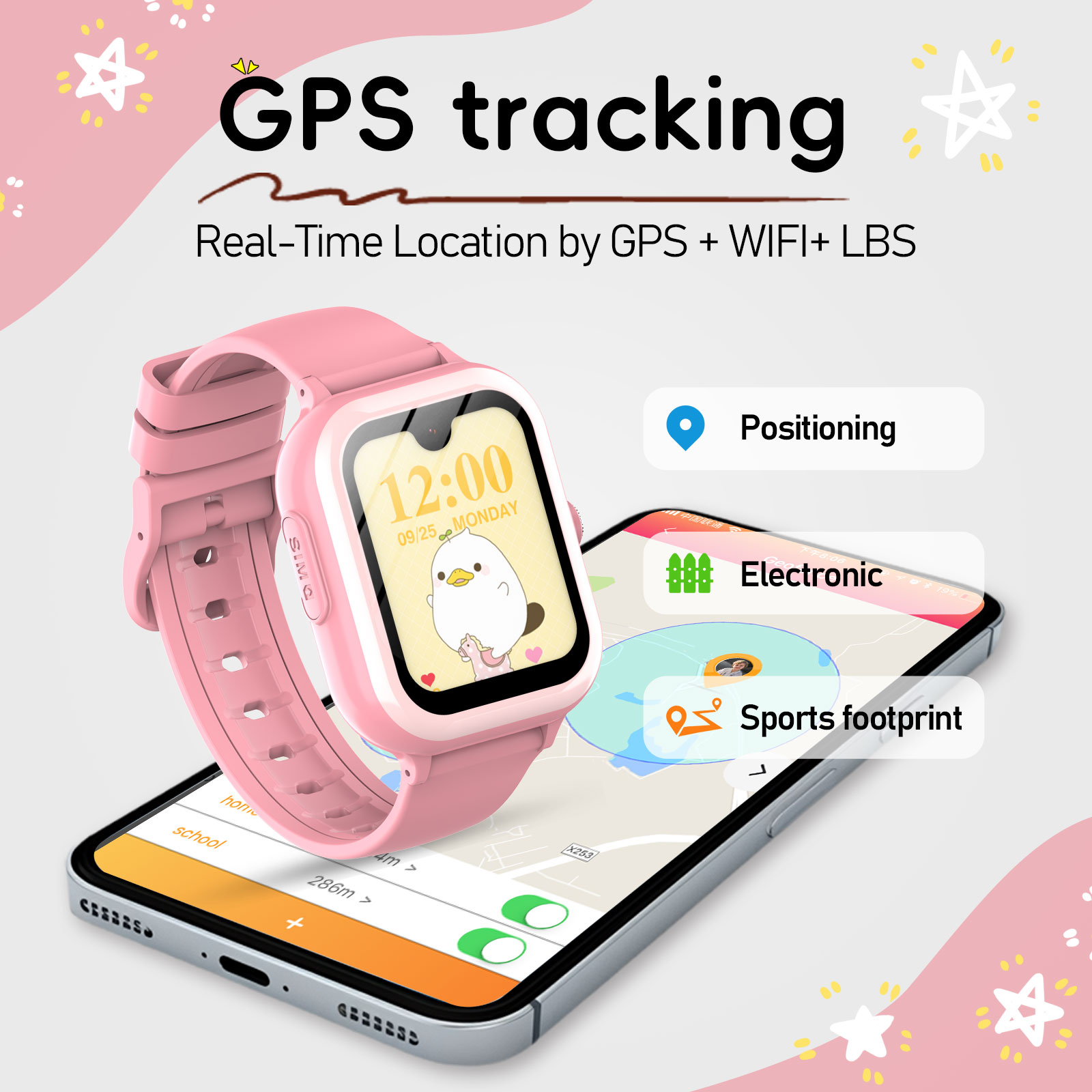 Wonlex 4G Kids Smart Watch wit - đánh giá và giá Smartwatch Watch Whatsapp