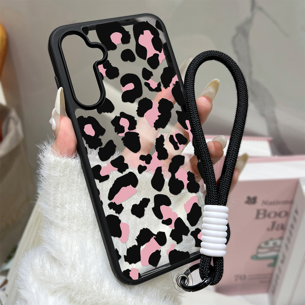 Leopard Print Phone Case For S - đánh giá và giá Samsung Galaxy Strap
