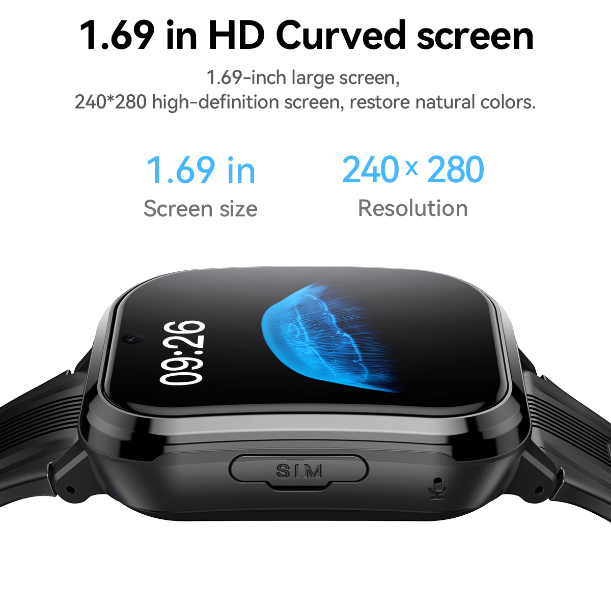 HOCO Y108 1.69inch HD LCD Curv - đánh giá và giá Smartwatch Watches Girls