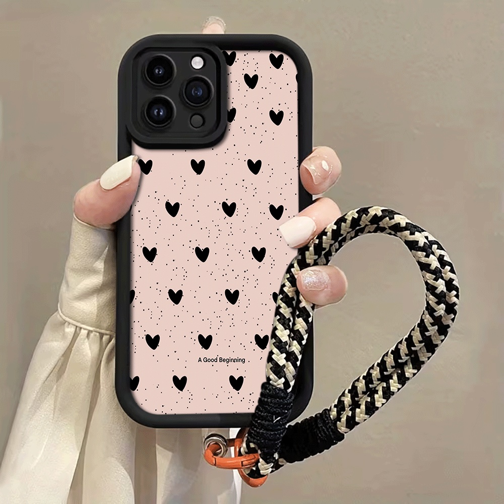 Ink Splattered Black Heart Han - đánh giá và giá Samsung Galaxy Strap