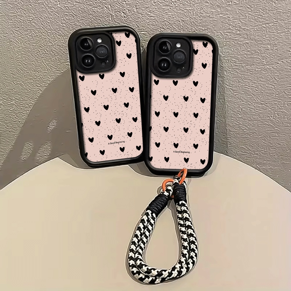 Ink Splattered Black Heart Han - đánh giá và giá Samsung Galaxy Strap