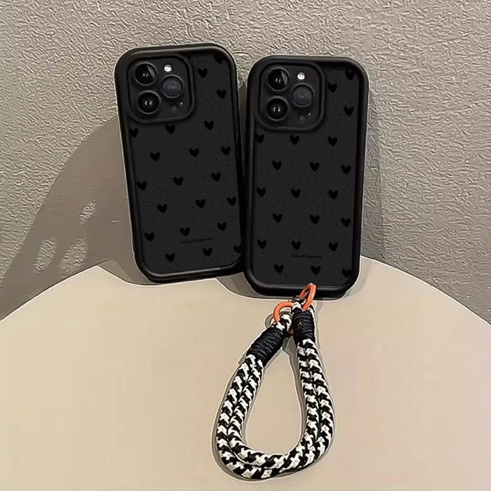 Ink Splattered Black Heart Han - đánh giá và giá Samsung Galaxy Strap