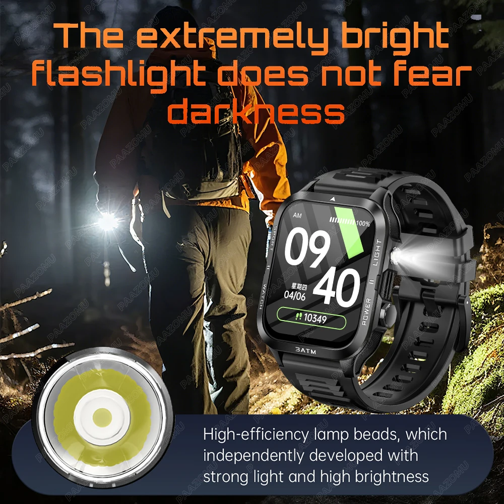 Military Grade SmartWatch Men  - đánh giá và giá Smartwatch Health Watches For Men